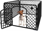 Plastic pet playpen 90 × 90 × 60 cm