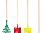 SMALL FOOT children's garden tool set – rakes and shovels, 4 pcs