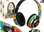 Wireless over-ear headphones with Bluetooth and RGB lighting
