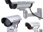 Realistic Dummy Security Camera with LED Light