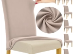 Toolikatted RUHHY – komplekt 6 tk beež elastne veluur